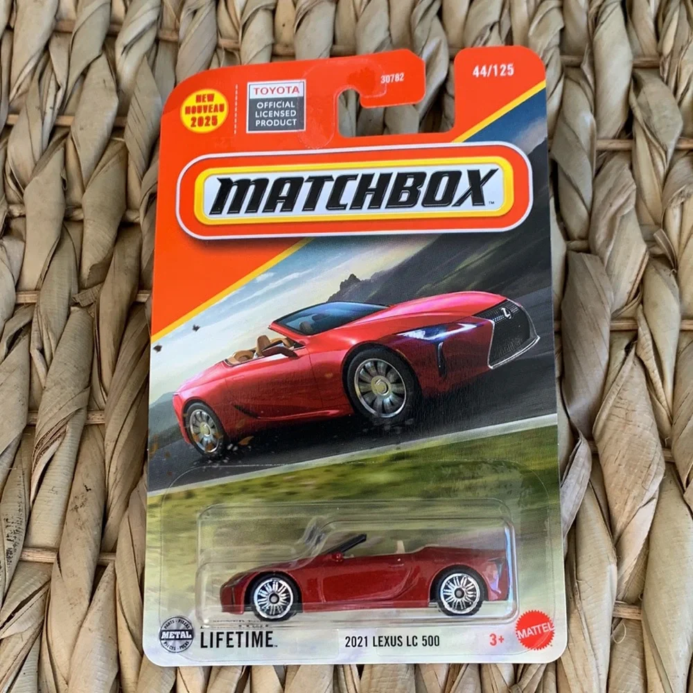 2021 Lexus LC 500 Red Convertible Sports Car Matchbox New Model 2025 MBX MB1504🆕